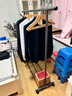 京东京造卧室阳台挂衣架可移动落地晾衣架室内挂衣服1.3米火山灰 实拍图