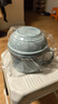 美厨（maxcook）304不锈钢泡面碗 15cm塑钢多用快餐杯学生饭盒 北欧蓝MCFT192 实拍图