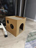 加仕高猫抓板窝瓦楞纸猫窝耐磨一体猫房子大号多猫封闭式双层猫咪纸箱屋 实拍图