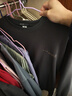 森马（Semir）王安宇同款|长袖T恤男纯棉打底衫纯色情侣冬上衣宽松109725101201 实拍图