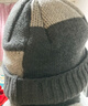 南极人毛线帽男保暖针织护耳冬加绒加厚包头套围脖帽子女N18M2519 深灰 实拍图