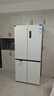 美菱（MeiLing）无忧嵌501十字四门双开门大容量超薄零嵌全净保鲜一级节能低噪变频风冷无霜底部散热冰箱国家补贴 BCD-501WPU9CX-雪域白（新状态） 实拍图