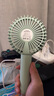 京东京造手持桌面两用便携式手持小风扇usb充电静音大风力电风扇随身小型户外露营迷你桌面电风扇薄荷绿 实拍图