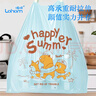 啦哄百花香氛抽绳垃圾袋蓝色45*45cm50只1丝加厚家用手提穿绳免撕 实拍图