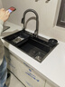 四季沐歌【采销推荐】厨房水槽大单槽5MM加厚304不锈钢纳米抗菌集渣洗菜盆 实拍图