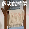 木马人衣帽架落地卧室挂衣架简易家用室内衣服架晾衣架折叠移动宿舍置物 升级款-茶色60长 实拍图