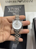 安普里奥·阿玛尼（Emporio Armani）手表女士 满天星银色钢带石英腕表女生日礼物送女友AR1925 实拍图