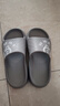 大嘴猴（paul frank）拖鞋男室内外情侣厚底软弹户外运动凉拖鞋深灰40-41PF683 实拍图