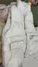 森马（Semir）棉马甲女冬季防泼水纯色oversize立领面包服叠穿时尚百搭外套 奶白10501 L 实拍图