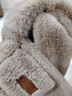 笙格儿帽子围巾一体秋冬季保暖毛绒帽加厚仿兔毛可爱学生护耳帽子冬天女 卡其色 均码 实拍图