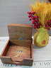 ULKNN越南花梨木隔热垫红木垫实木隔热垫木质垫创意家用厨房餐桌盘子垫 盘垫-方形贝花15cm 实拍图