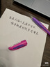 思笔乐（STABILO）德国进口 高端钢笔细明尖EF 初学书法练字办公小学生钢笔正姿书写儿童开升学礼物 紫粉色 实拍图