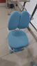 益威（EIEV）儿童学习椅可升降学生椅子儿童写字椅儿童小学生座椅电脑椅可调节 升降脚踏+9cm追背+手摇标准款-蓝 实拍图