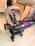 ABC Design德国设计轻便折叠婴儿推车婴儿车双向可坐可躺折叠新生儿可用四轮 TAG 汉堡棕（含雨罩） 实拍图