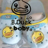 B.Duck小黄鸭童鞋儿童拖鞋男女童耐磨家居鞋洞洞鞋5302蓝色32 实拍图