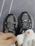 骆驼（CAMEL）银月户外复古老爹鞋秋厚底休闲鞋 L24A283742 灰/枪/黑 39 实拍图