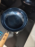 臻三环章丘铁锅炒锅手工锻打铁锅无涂层不易粘锅炒菜锅厨房好物一环轻音 古法烤蓝 28cm 实拍图