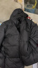 鸭鸭（YAYA）羽绒服女时尚休闲短款厚款秋冬小个子宽松休闲连帽保暖外套KL 炭黑色 XL /170 实拍图