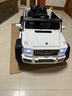 福儿宝（FUERBAO）奔驰授权儿童电动车六驱可坐大人遥控玩具车小孩宝宝双人越野送礼 六驱软胎白+后备箱+双皮座双油门 实拍图