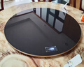 富得莱饭菜保温板加热菜板暖菜板圆形家用智能多功能带火锅电磁炉自动恒温餐桌旋转盘神器 触控黑60cm手动旋转无火锅 实拍图