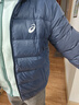 亚瑟士亚瑟士童装25年冬季儿童柔软舒适三防轻薄保暖羽绒服【高充绒量】 藏青色 清洁度1000-鸭绒 150 充绒量88.5g 实拍图