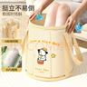 妙然可折叠卡通泡脚桶38cm25L过膝旅行出差家用泡脚袋足浴洗脚盆水桶 实拍图