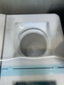 双鹿洗衣机半自动家用大容量双桶双缸波轮式洗脱一体机  家用商用租房家庭理发店酒店洗车行 23公斤【洗15+脱8】 双不锈钢+蓝光洁净 实拍图