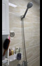 四季沐歌（MICOE）增压淋浴花洒喷头套装 浴室大面板淋浴头电镀手持花洒三件装HS122 实拍图