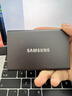三星（SAMSUNG）T7 移动固态硬盘 读速1050MB/s安卓手机电脑通用 重约58g 轻巧便携 太空灰 1T 实拍图