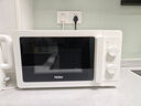 海尔（Haier）快捷微波炉 360°转盘加热 旋转操作易洁内胆 家用小型 老人适用操作HW-M20T1W 实拍图