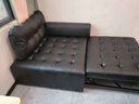 法莎蒂沙发床可折叠两用小户型客厅多功能伸缩懒人沙发床一体两用 1.22米单人位 【意大利加厚生态牛皮】无粉45D 实拍图