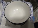 陶瓷碗家用喜庆乔迁新居碗碟餐具套装黑线欧式米饭碗 金钟黑线6碗 实拍图