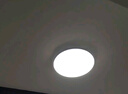 蒂凡尼亚 LED三防吸顶灯超薄圆形防水卫生间浴室阳台卧室厨卫灯过道走廊灯 【黑色】29CM三防灯白光LED 实拍图