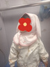 贝肽斯婴儿帽子儿童围巾一体帽秋冬宝宝护耳帽冬季外出保暖防风帽 实拍图