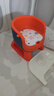 日康（rikang）宝宝餐椅 叫叫椅婴儿学坐椅多功能儿童吃饭餐桌 RK-X2009-2 橙色 实拍图