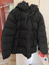 雪中飞高充绒连帽羽绒服男士冬季户外出勤休闲三层保暖防寒科技羽绒外套 黑色 2XL (185) 实拍图