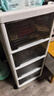 美潮抽屉式收纳柜家用桌下移动置物架玩具零食书桌收纳架化妆品小推车 四层【4高款】+万向轮 实拍图