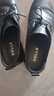 百丽男鞋商场同款牛皮革商务休闲皮鞋7GM01CM1 黑单里 41 实拍图