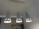 欧普（OPPLE）LED吊灯餐吊灯三头吸顶餐吊灯现代简约创意吧台繁星 另购E27光源 实拍图
