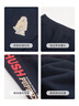 暇步士（Hush Puppies）童装儿童长裤25秋季新款男童针织长裤休闲裤运动裤 藏蓝 130  实拍图