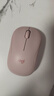 罗技（Logitech）M221轻音鼠标 无线鼠标 办公鼠标 对称鼠标 带无线微型接收器 茱萸粉 实拍图