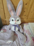 海惠有品网红变形美美兔玩偶公仔拉耳兔毛绒玩具可伸缩创意礼物毛绒娃娃送女友儿童生日节日礼品75cm 实拍图
