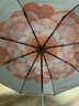 蕉下（beneunder）防紫外线遮阳伞三折双层黑胶晴雨伞防晒伞BM664花椿 实拍图