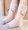 尼多熊儿童袜子秋冬加厚保暖婴儿珊瑚绒中长筒宝宝袜子儿童 实拍图