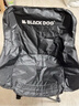 black dog黑狗户外折叠椅月亮椅露营便携靠背钓鱼椅承重240斤 大号夜幕黑 实拍图