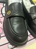 他她半岛玫瑰英伦风乐福鞋女鞋山茶花小皮鞋7WX22CA4黑色 39 实拍图