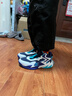361°童鞋儿童运动鞋四季青少年实战训练耐磨旋钮扣篮球鞋 紫37 实拍图