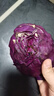 【特惠蔬菜】新鲜紫甘蓝卷心菜紫色包菜红椰菜紫球生菜即食沙拉菜 试吃【1斤】新鲜农家菜 新鲜发出 人工精选 实拍图