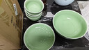 龙泉青瓷米饭碗陶瓷新款创意中式餐具家用加厚吃饭碗大号面汤碗喝粥碗小碗 4.5英寸梅子青碗 实拍图