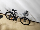 凤凰（Phoenix）山地自行车成人学生儿童碟刹越野变速单车 ZB888 26英寸24速灰色 实拍图